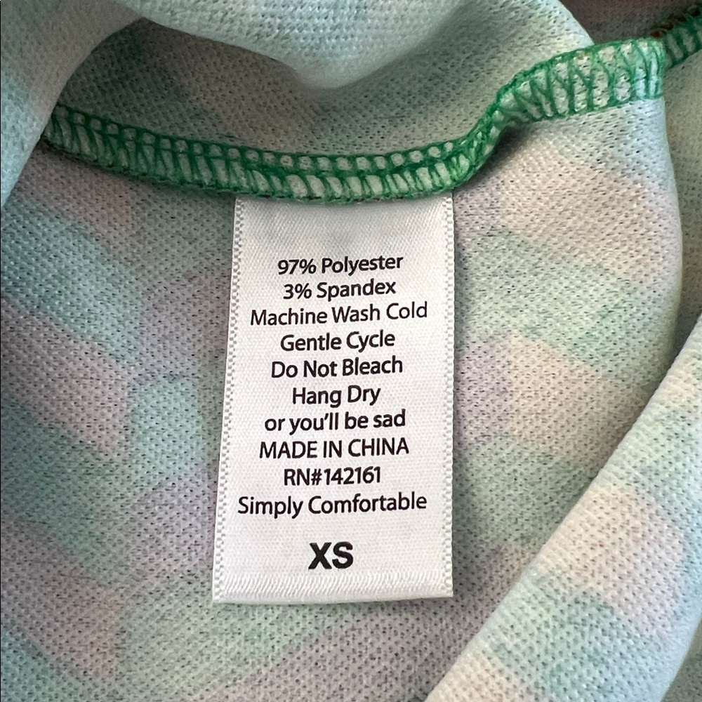 NWT LuLaRoe Cassie Green and Purple Chevron Stretchy Pencil Skirt - Size XS - Picture 4 of 9